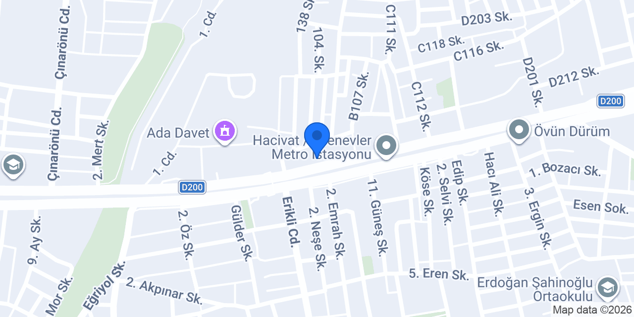 Merve Yapi Cam Balkon konumu