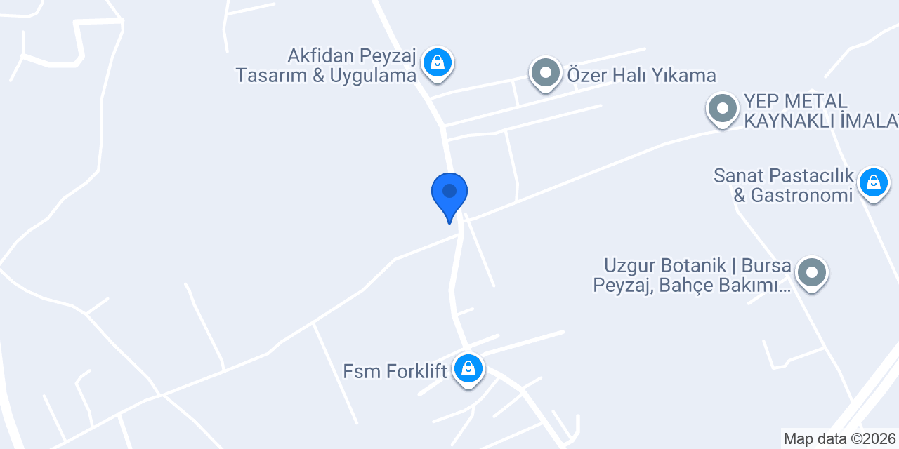 Çınar Süs Bitkileri ve Peyzaj konumu