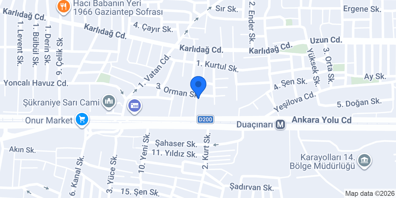 Atalay Reklam konumu
