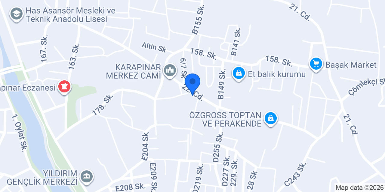 Hastemel inşaat konumu