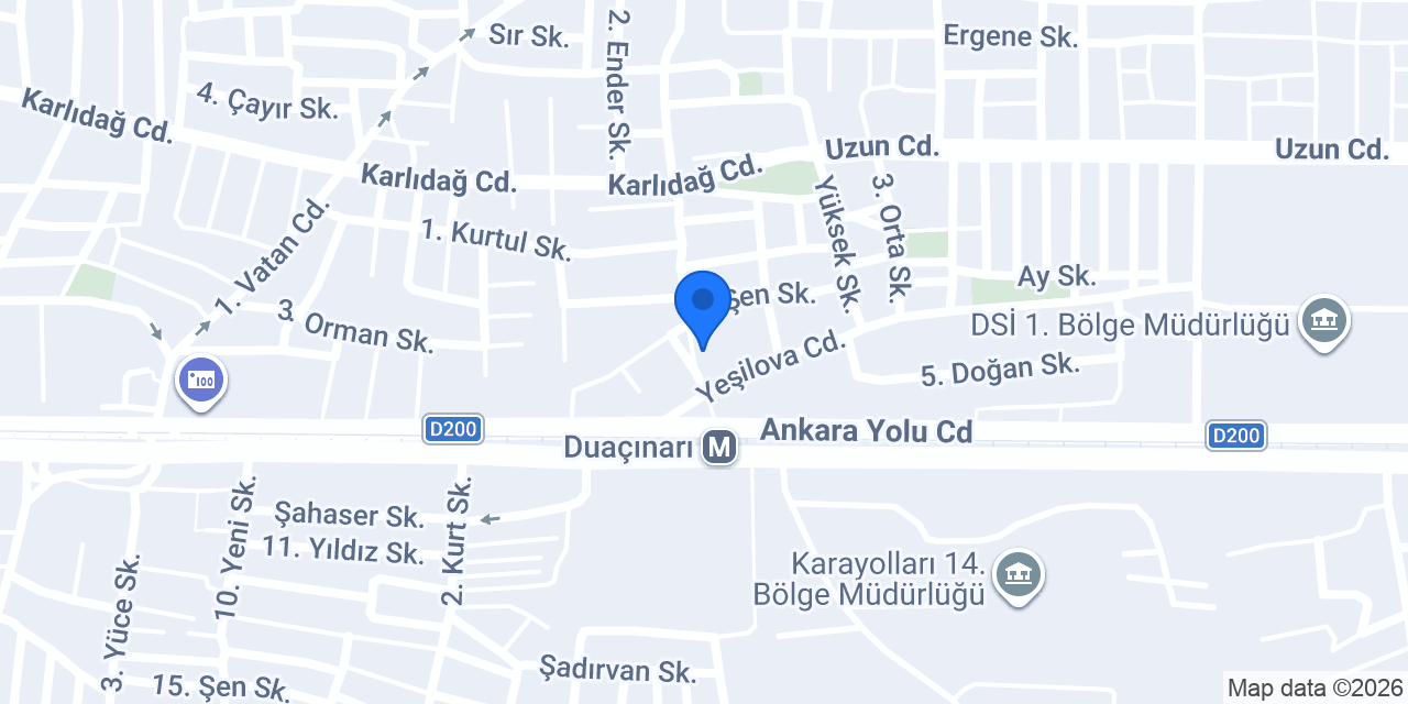 Asansörlü Caraskal konumu