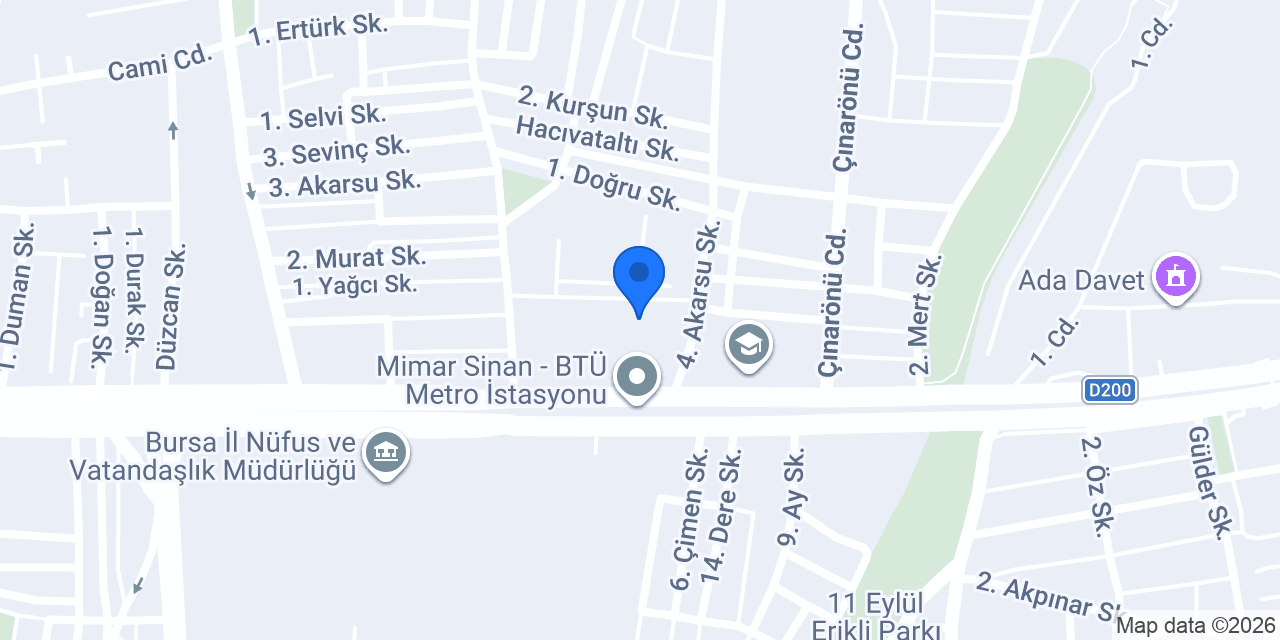 Gülhanım Karasu İlkokulu konumu