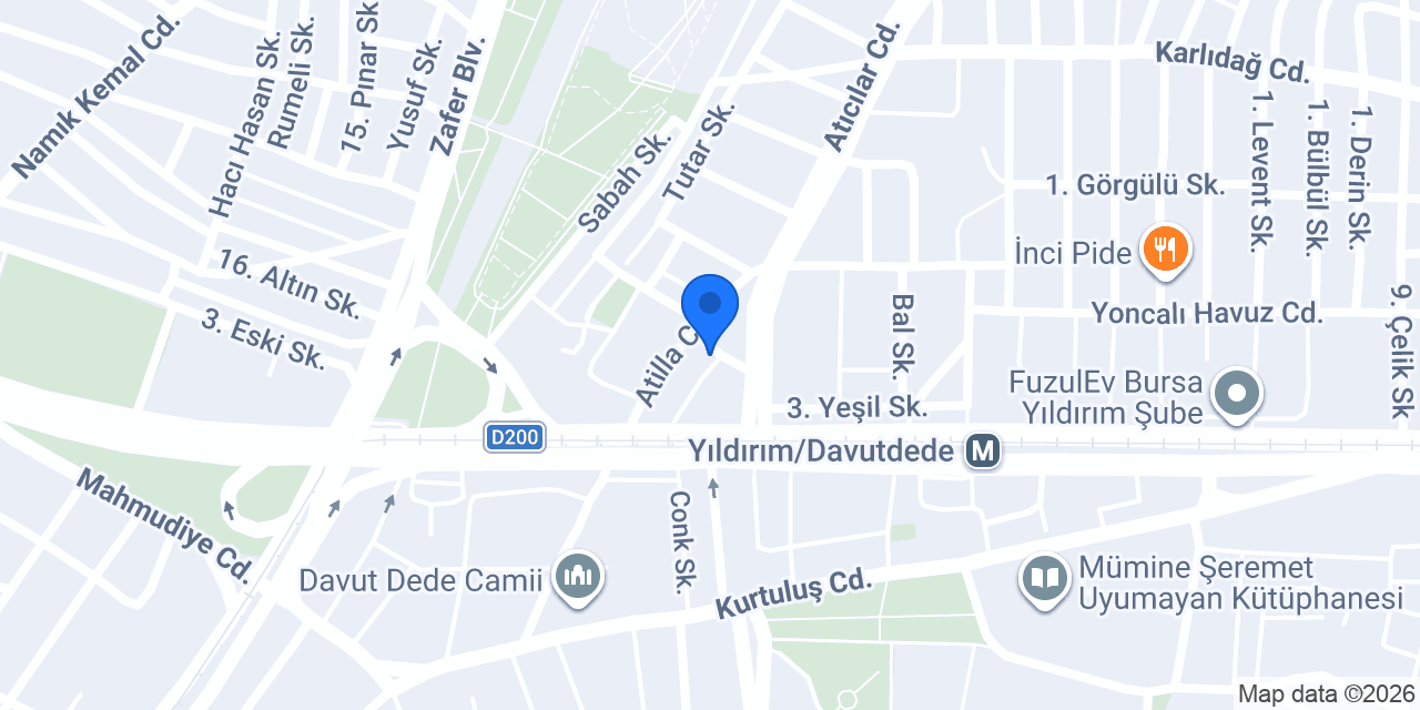 Gülaçar Bıçakçılık konumu