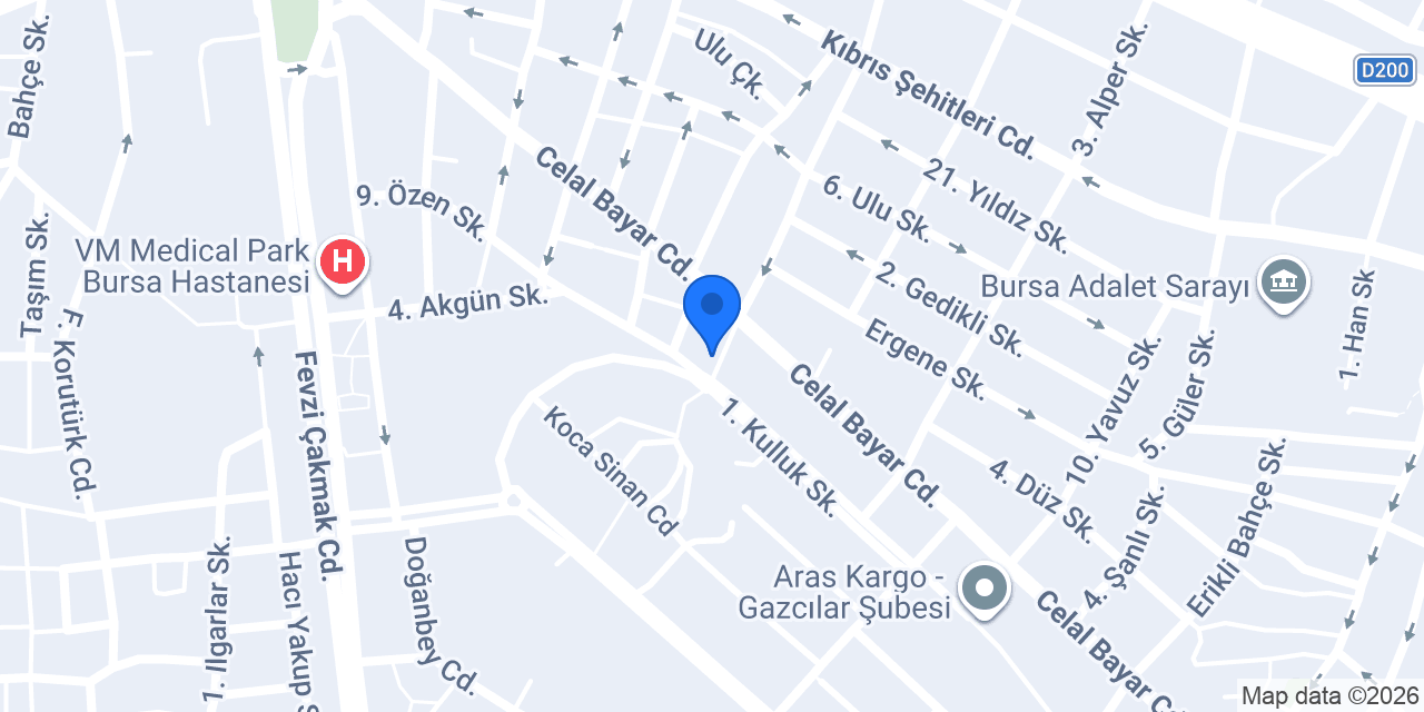 Oruç Elektrik konumu