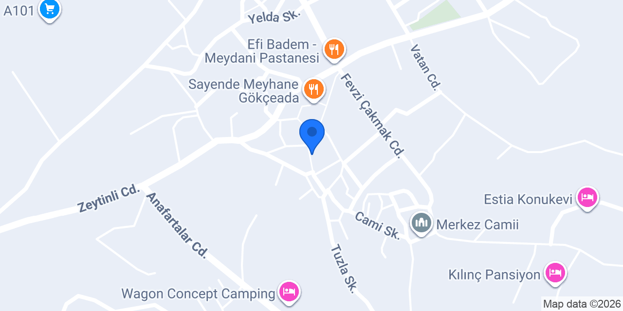 Petrino Gökçeada Hotel & Kitchen konumu