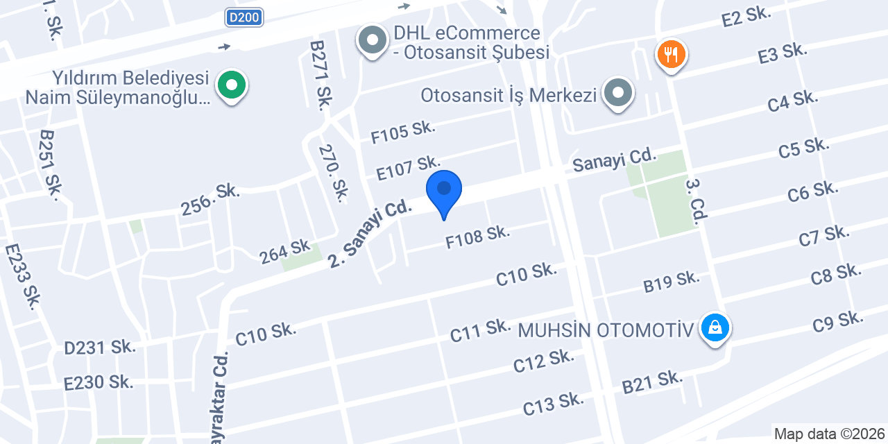 OYPAR OTOMOTİV konumu