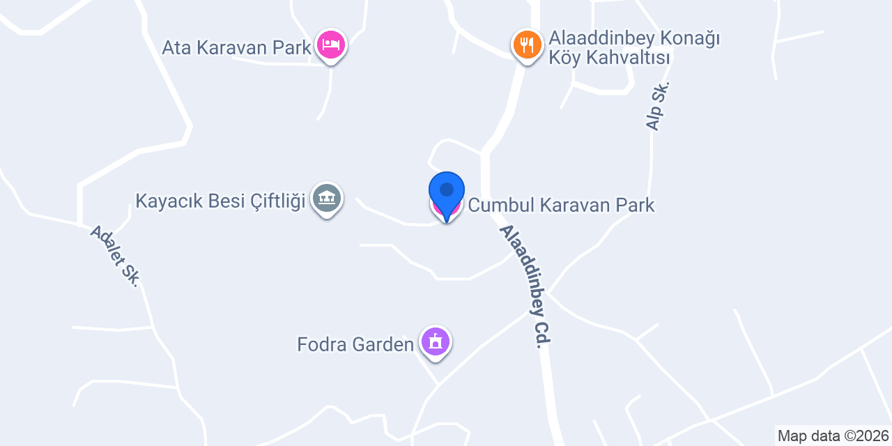 Cumbul Karavan Park konumu