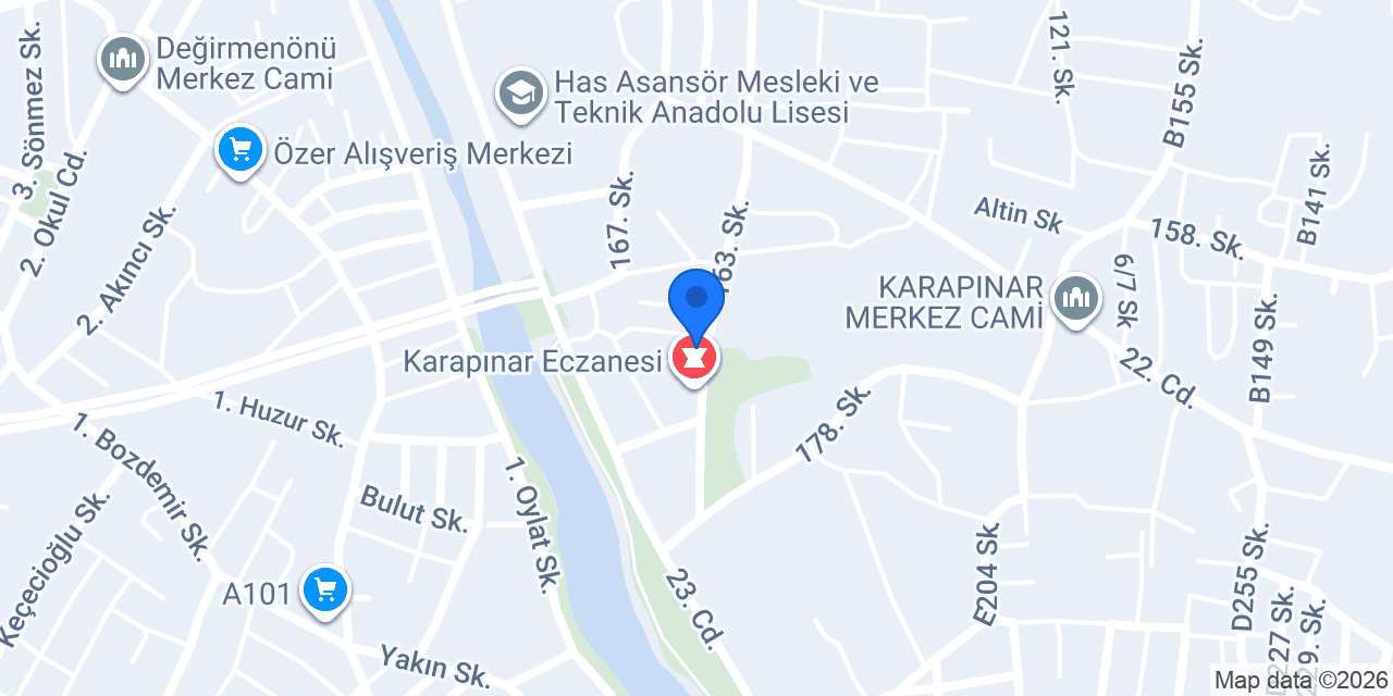 Akyıl Alışveriş Merkezi konumu