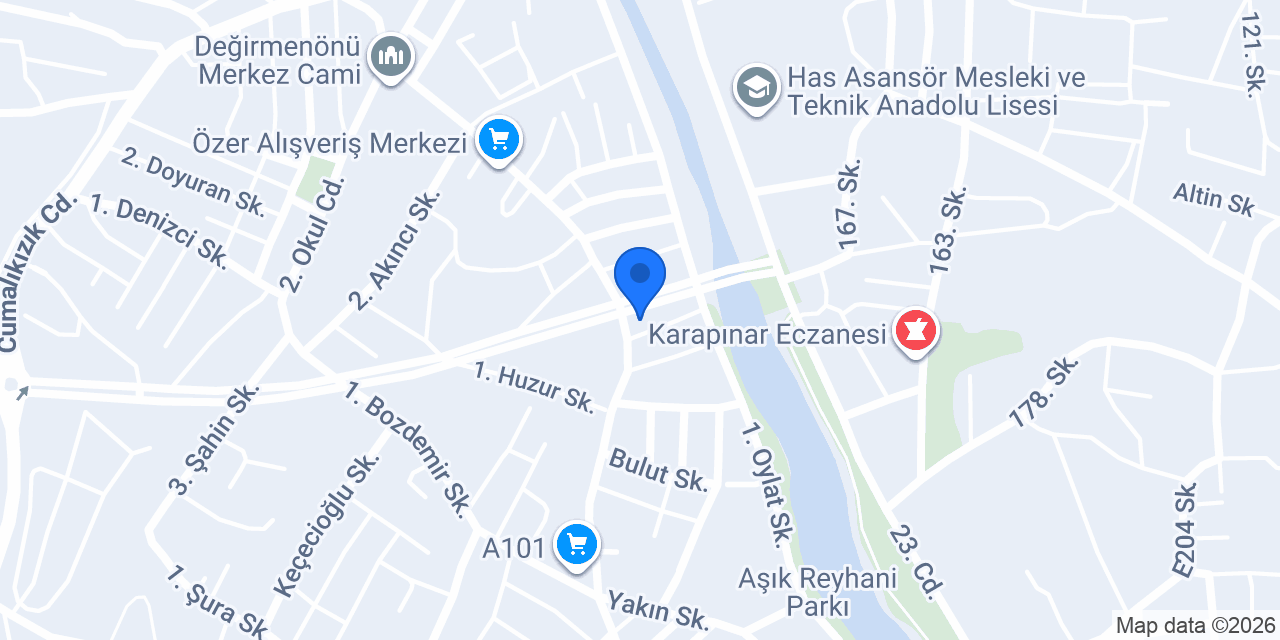 Çiçek Oto Lastik konumu
