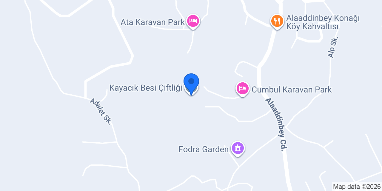 Kayacık Besi Çiftliği konumu
