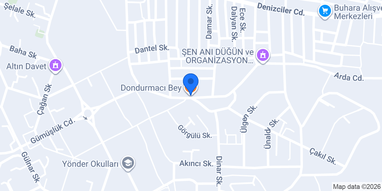 Dondurmacı Bey konumu