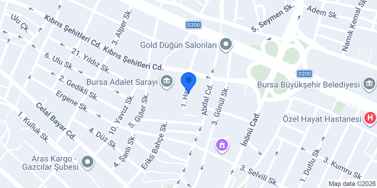 Eczane Büyük Adliye konumu