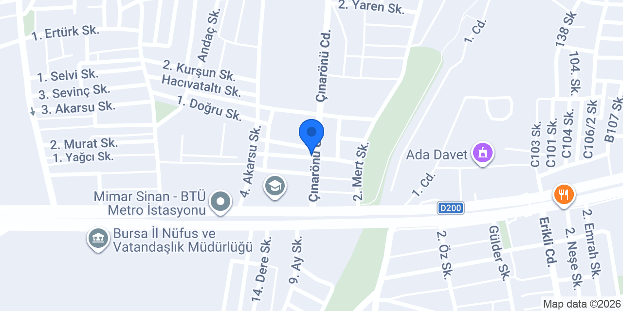 Dinç Auto Service konumu