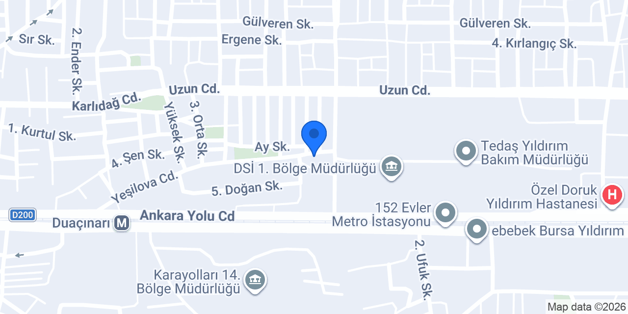 Data Car Service konumu
