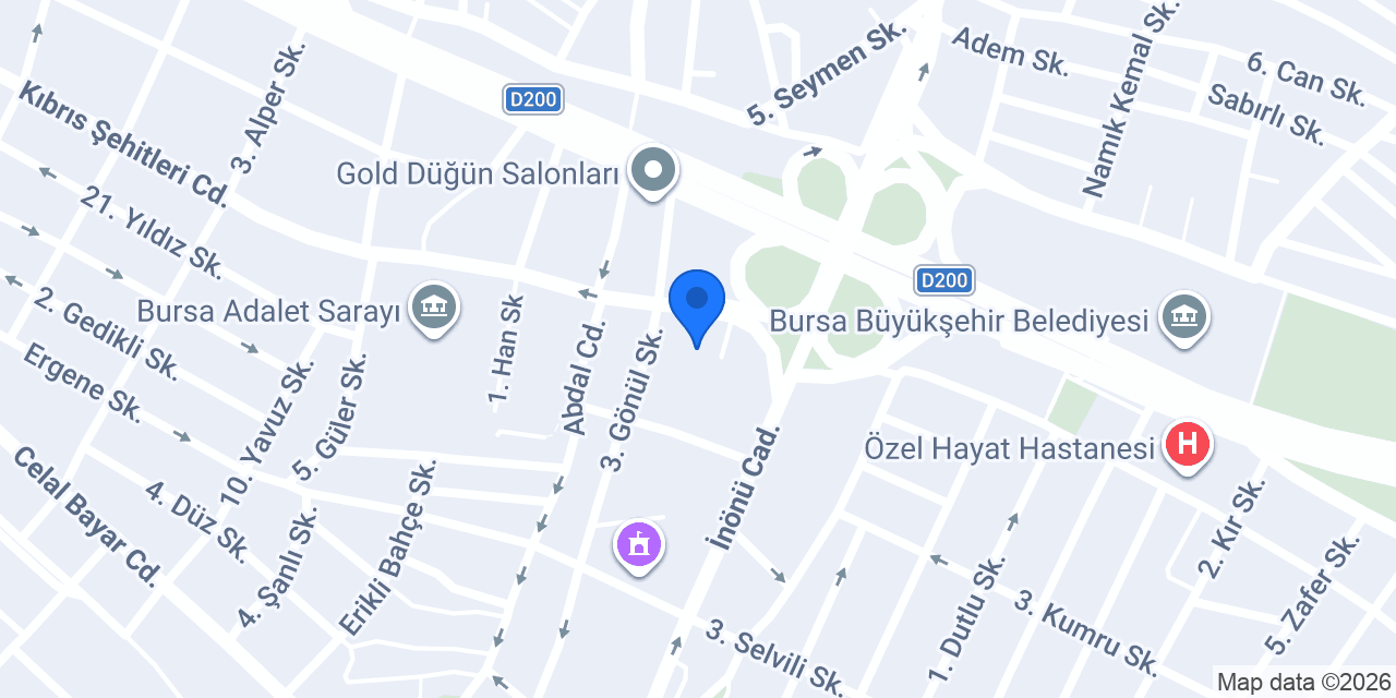 Bursa Set Grup Sym Servis & Yedek Parça konumu