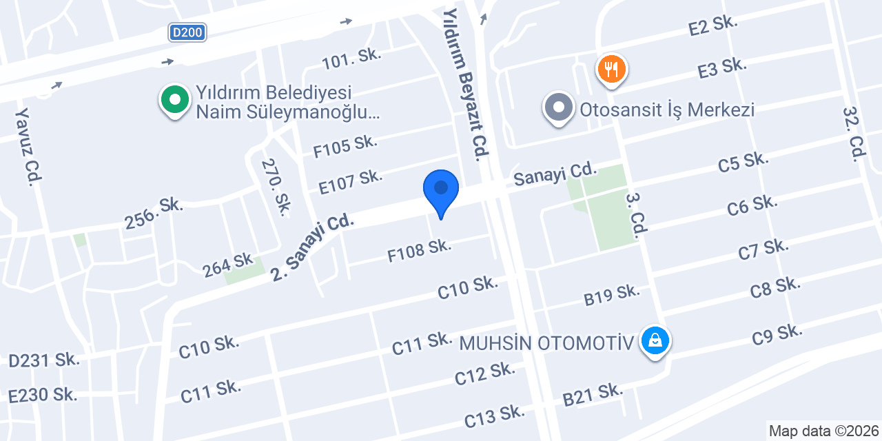 Uzpa Hırdavat Bursa konumu