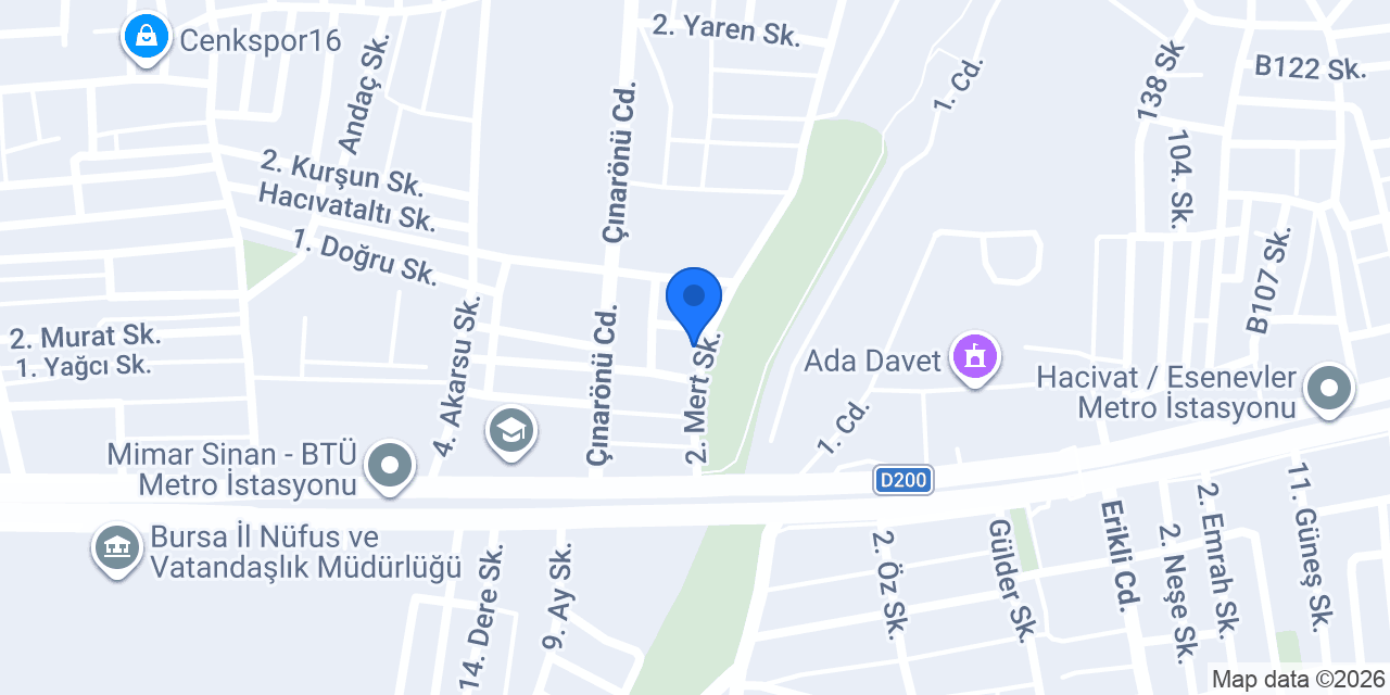 Yetimoğlu Otomotiv konumu