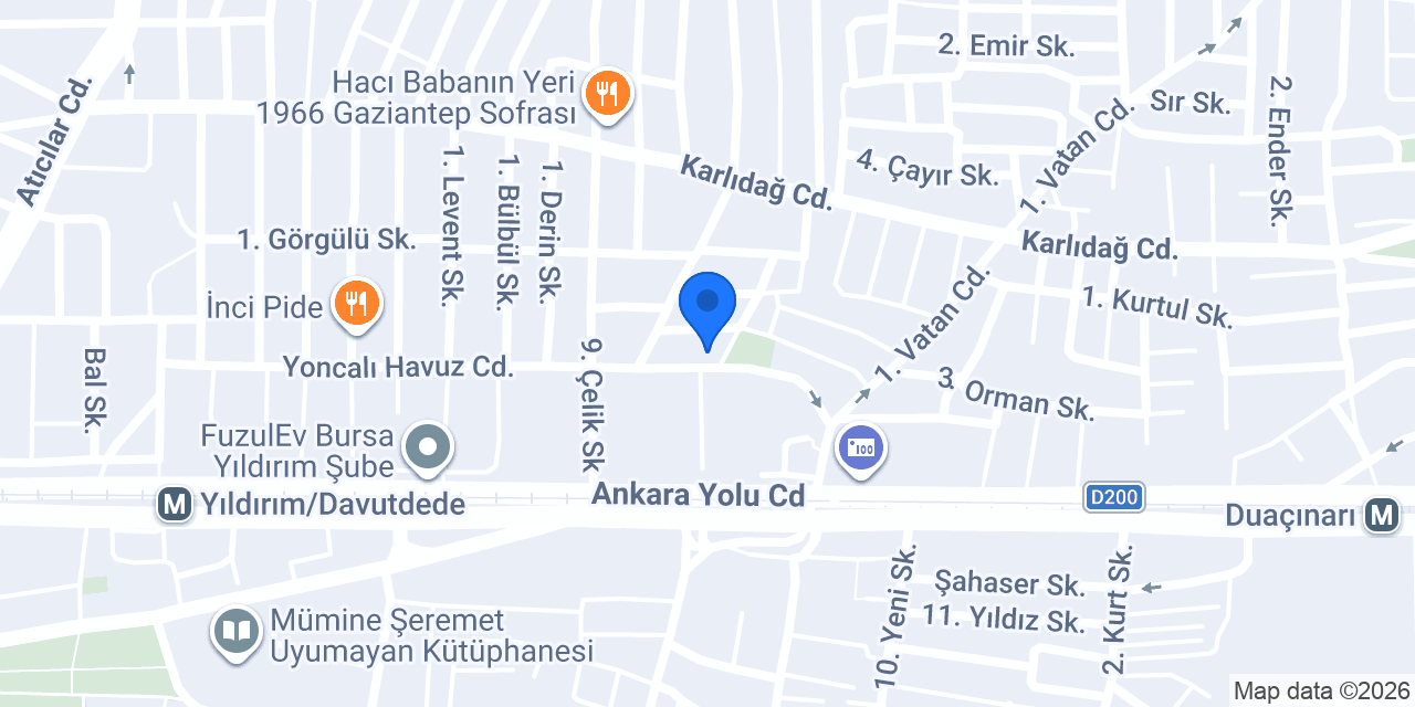 Özteks konumu