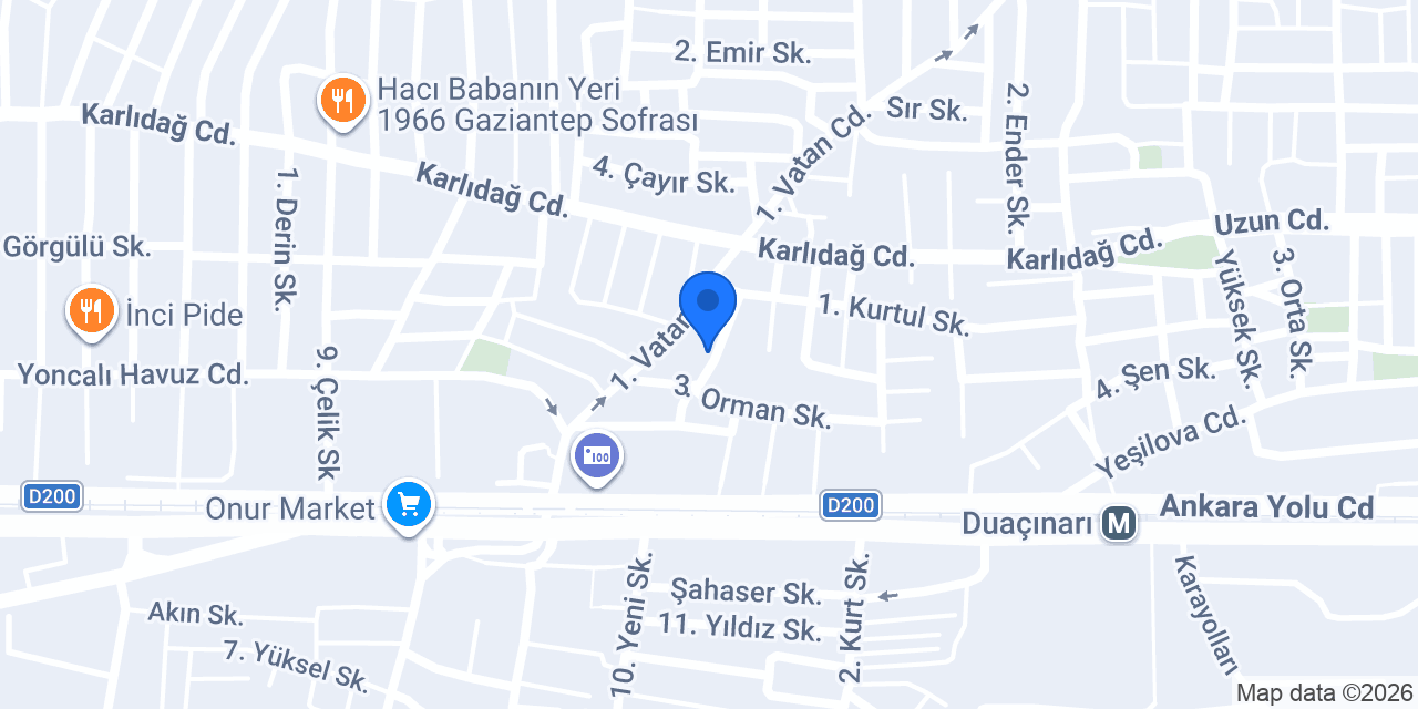 İncilay Triko konumu