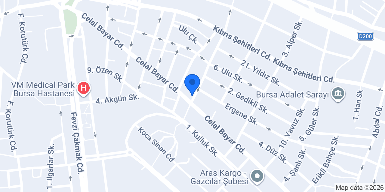 Pideci Zakir usta konumu