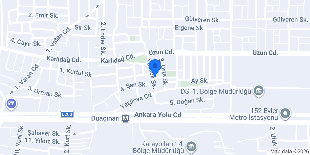 Vişne Elektrik Pano konumu
