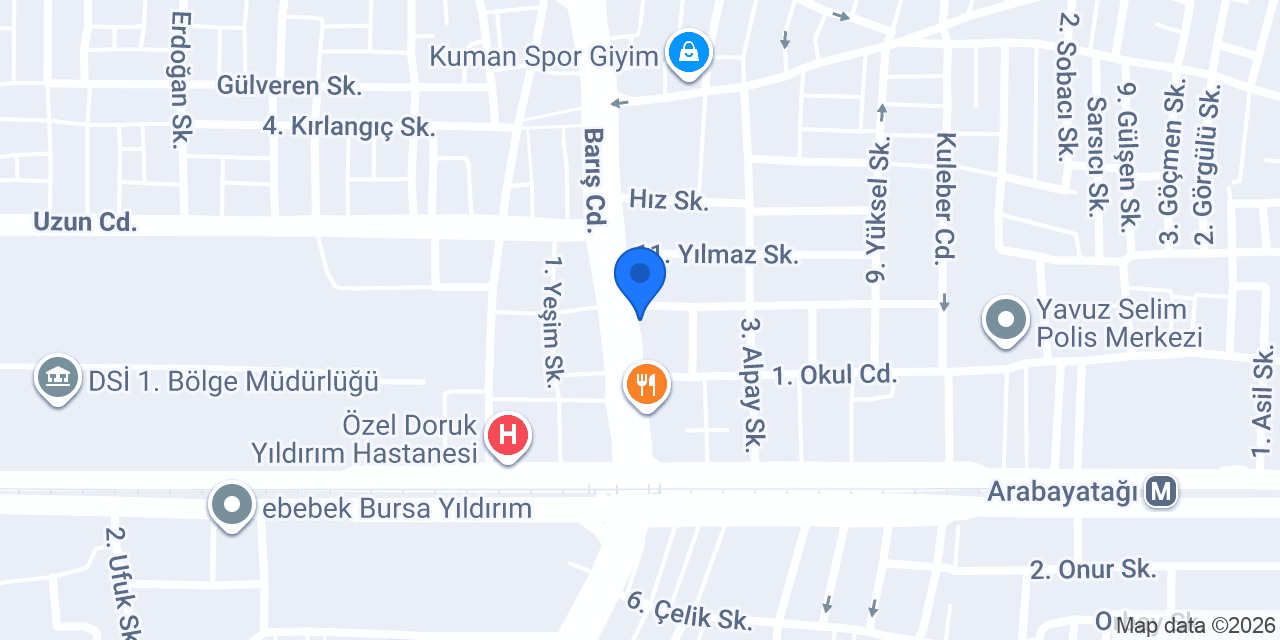 QNB Yavuz Selim Şubesi konumu
