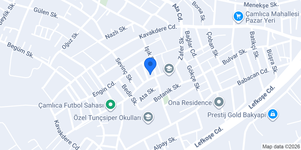 ÇAMLICA MARKET konumu