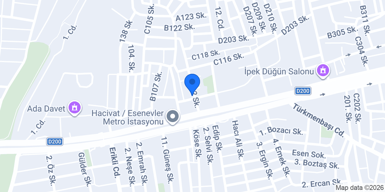 HİZMET TEL -TEL ÖRME VE DOKUMA SANAYİ konumu