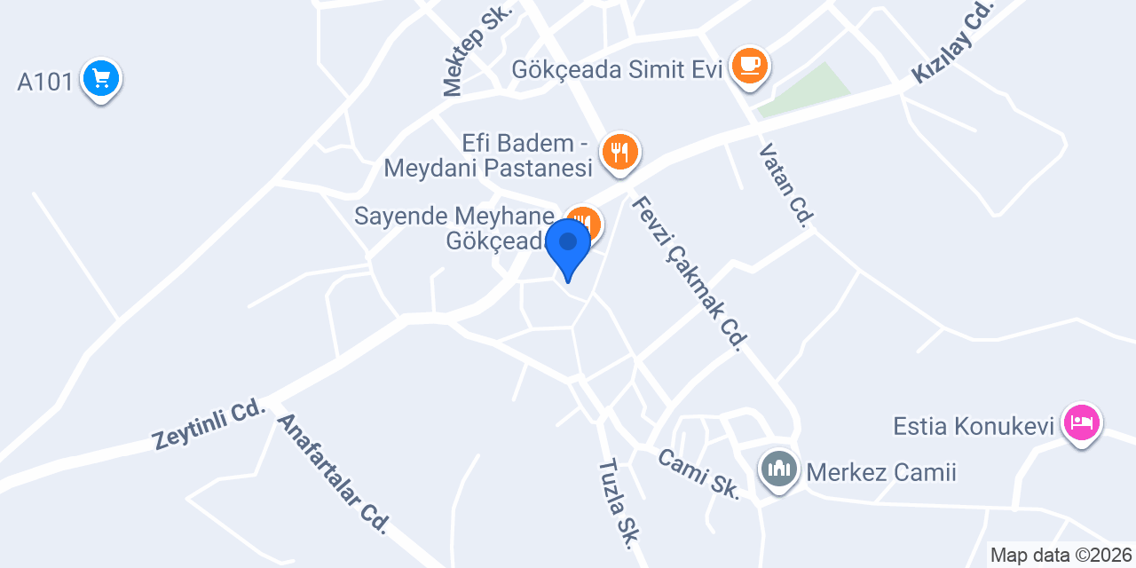 Hanımeli Cafe & Konukevi konumu