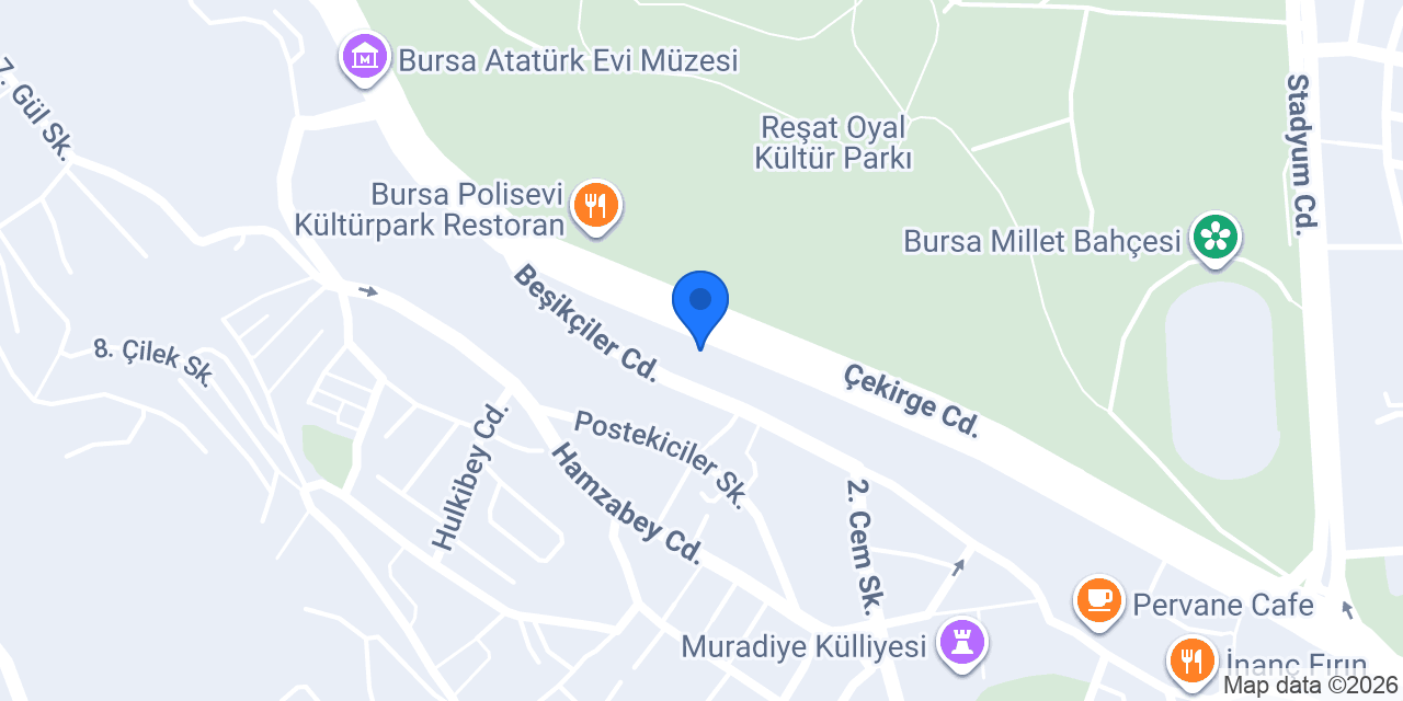 Kent 16 Rent a Car Bursa konumu