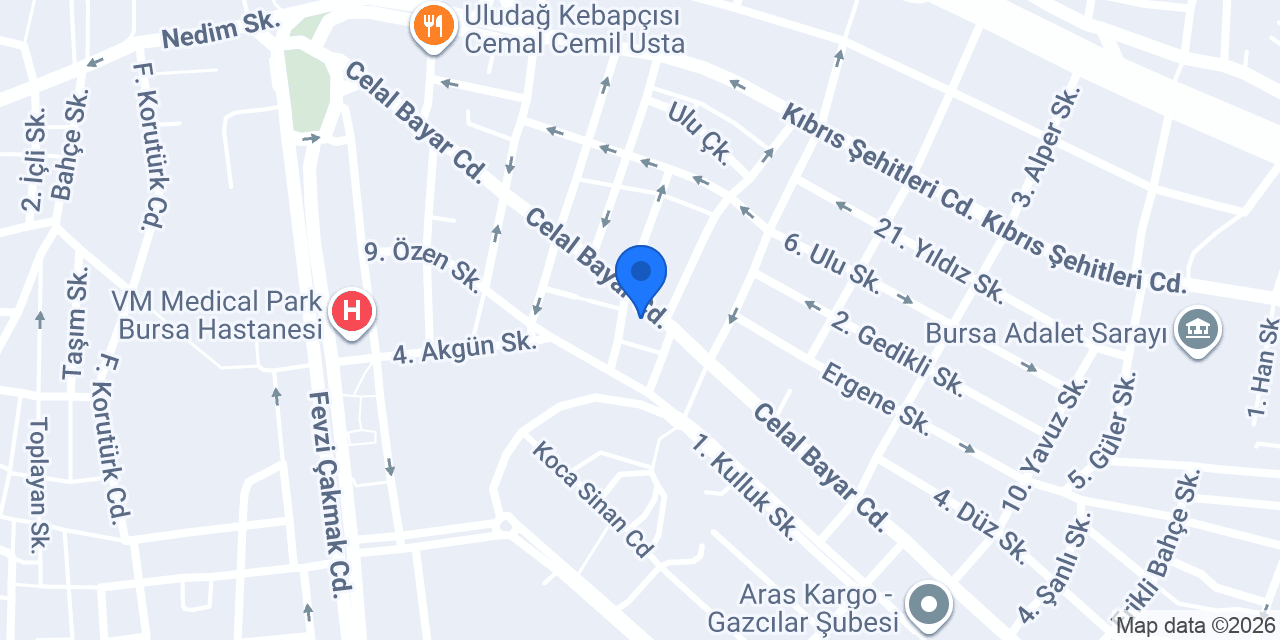 Terazi Pos konumu