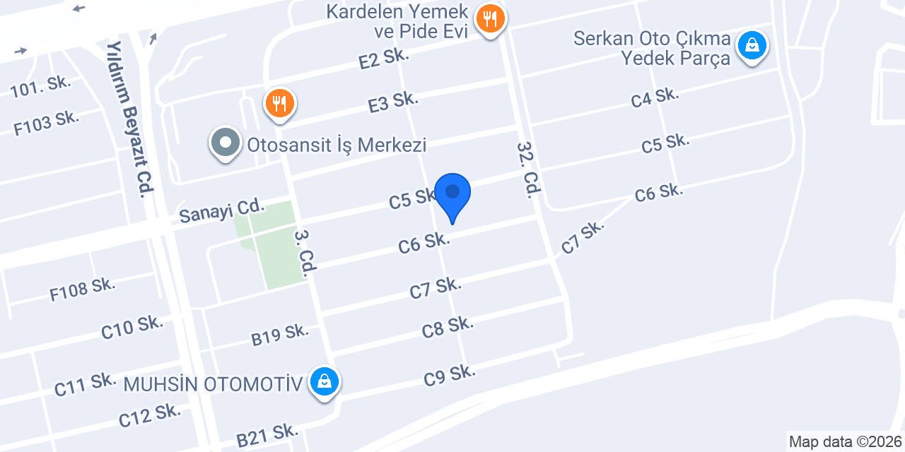 BOZCAR kaporta boya konumu