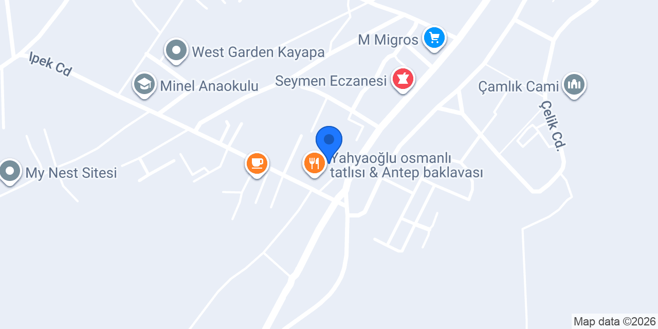 Renkli bahçe manavi konumu