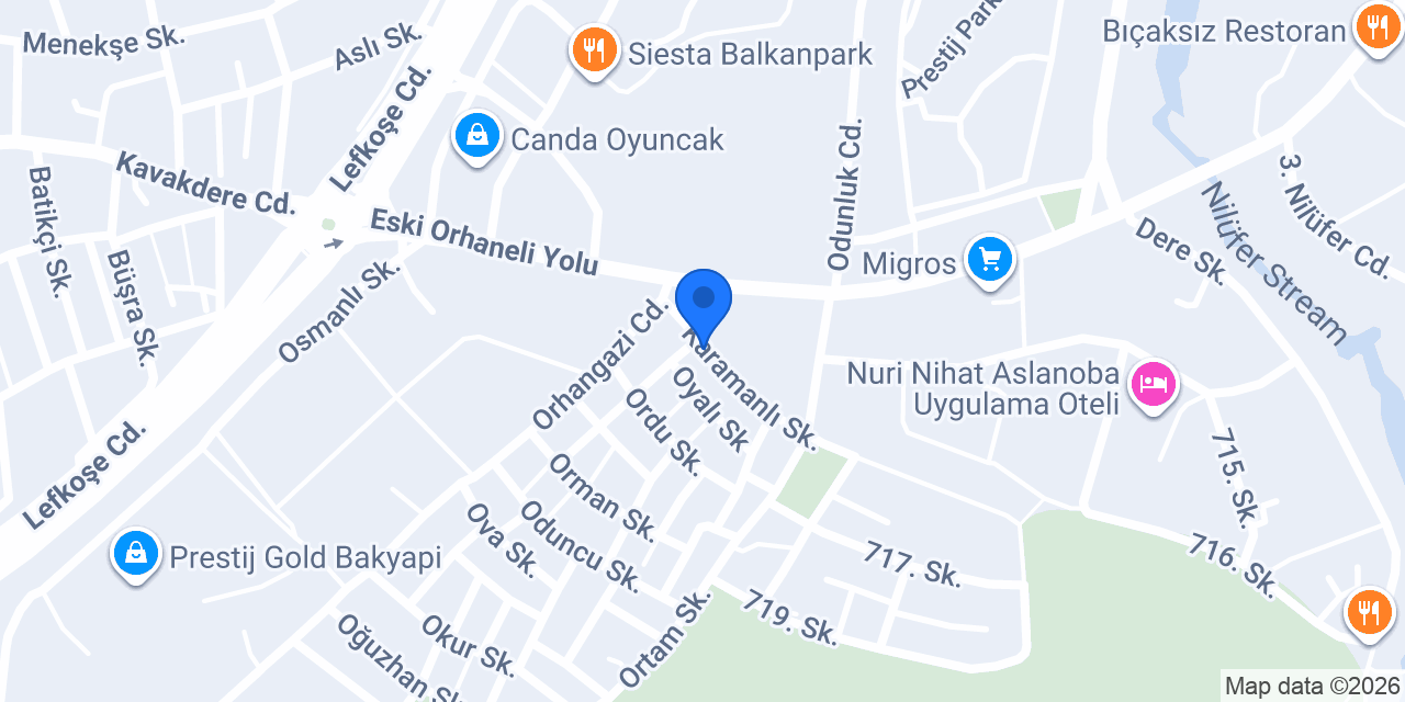 BURSER BİLİŞİM TEKNOLOJİLERİ LTD.ŞTİ. konumu