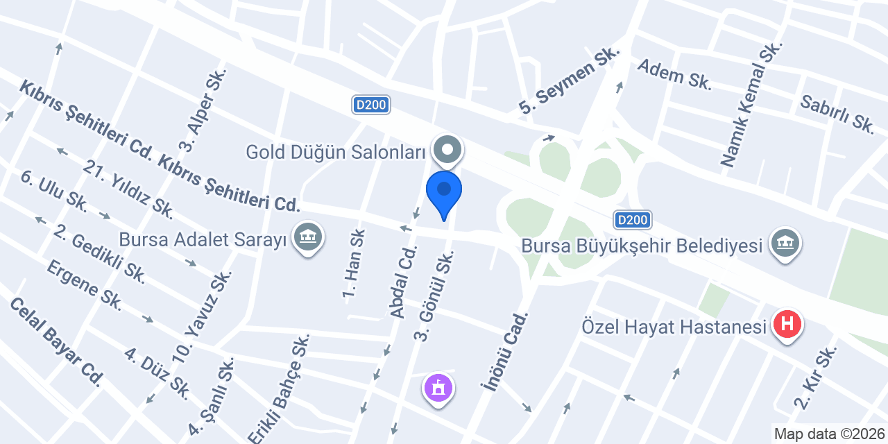 Avukat Dr. Serdar Tahtakıran konumu