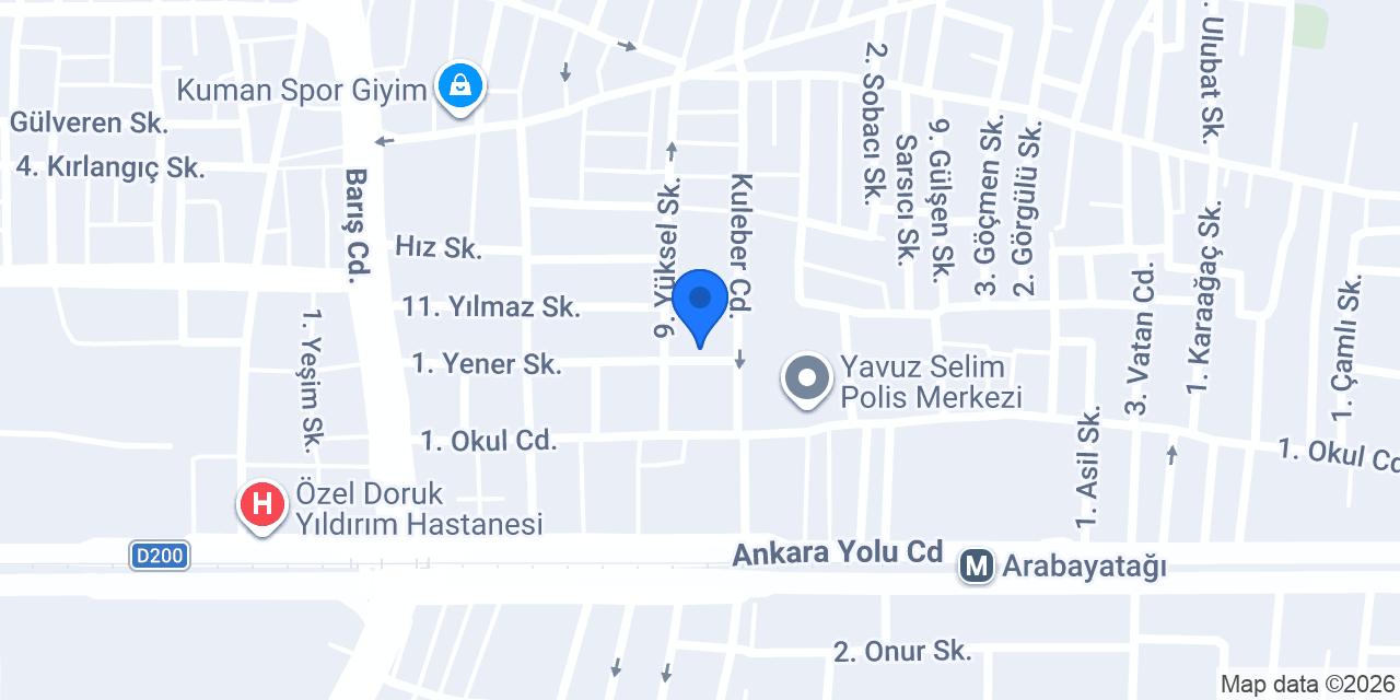Mega Düğün Salonu konumu