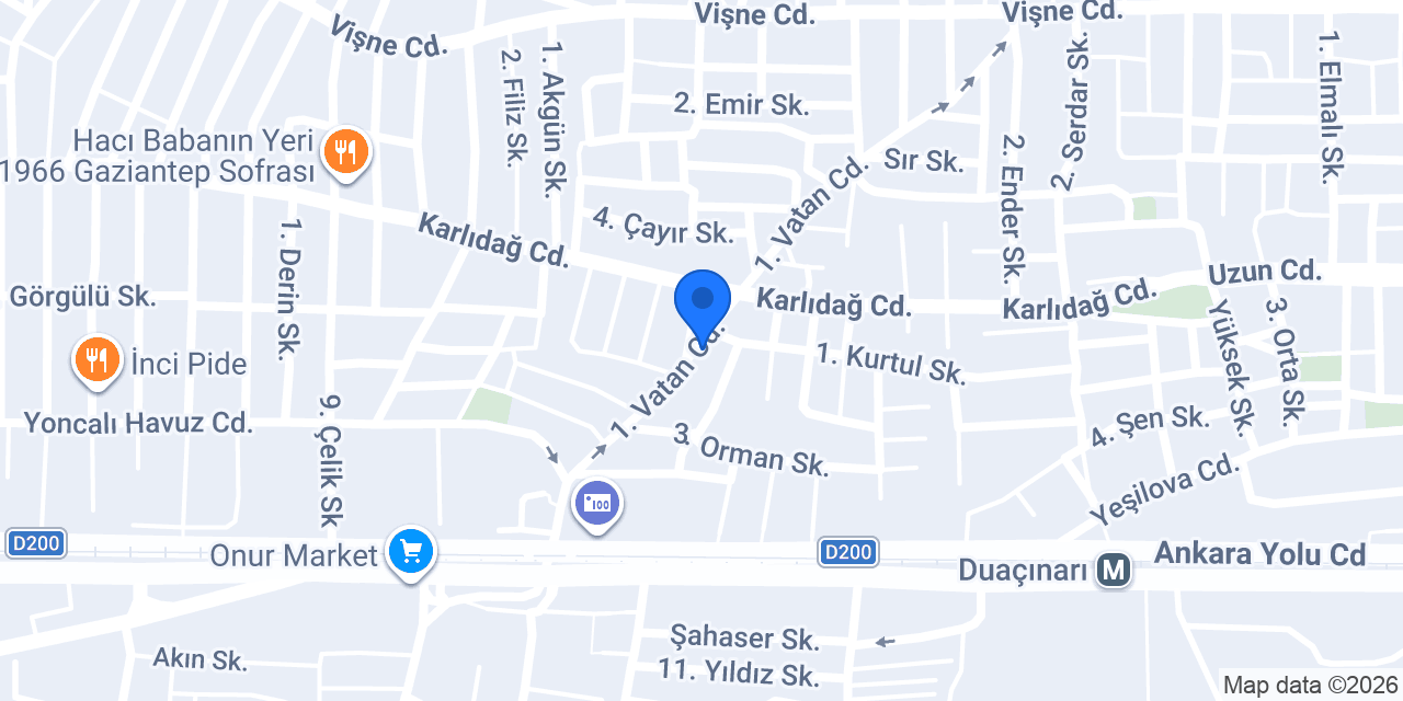 Ahşap oyuncakçı konumu