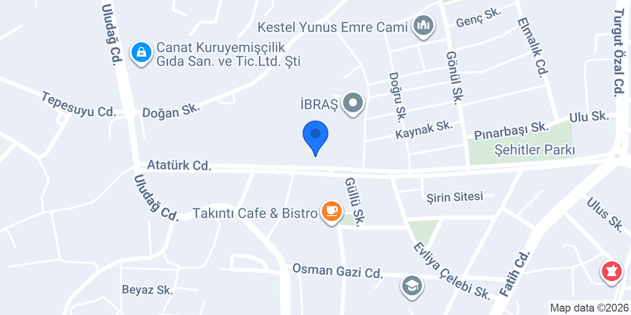 Juez Mobilya Sanayi ve Ticaret Ltd.Şti. konumu