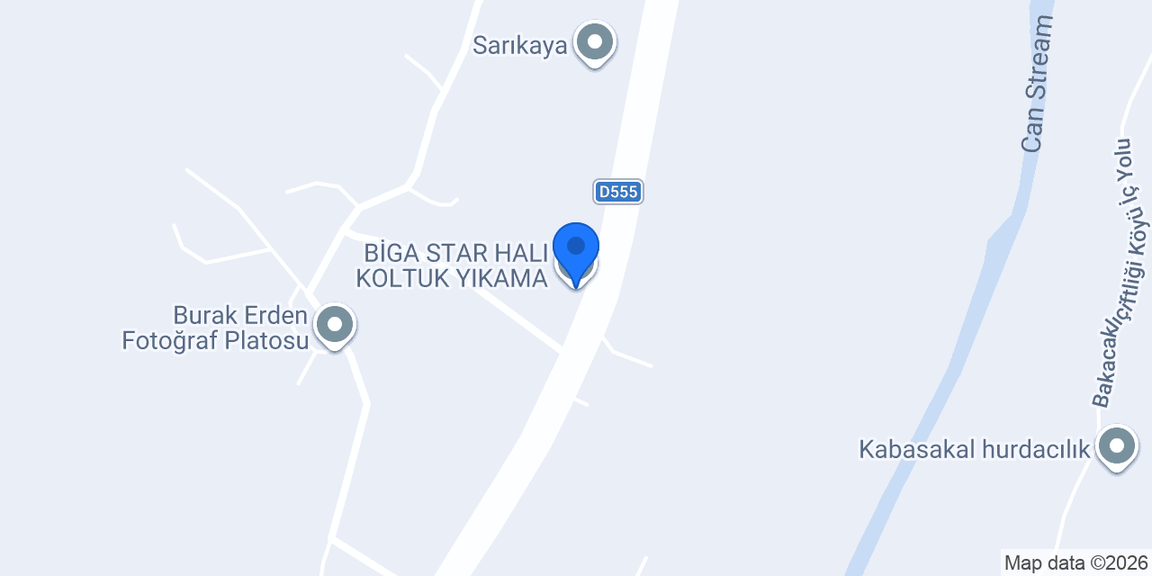 BİGA STAR HALI KOLTUK YIKAMA konumu