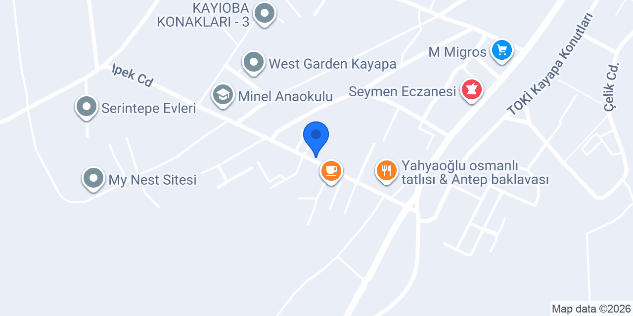 Patiko Veteriner Kliniği konumu