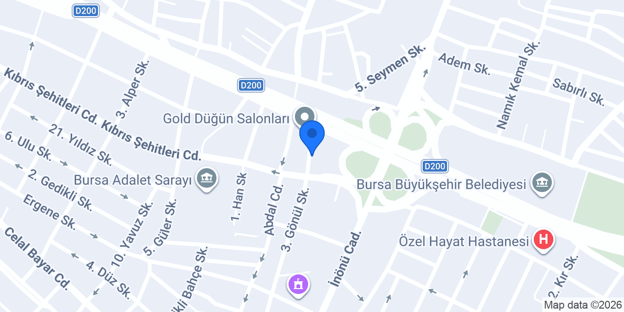 TURAN Hukuk Bürosu konumu
