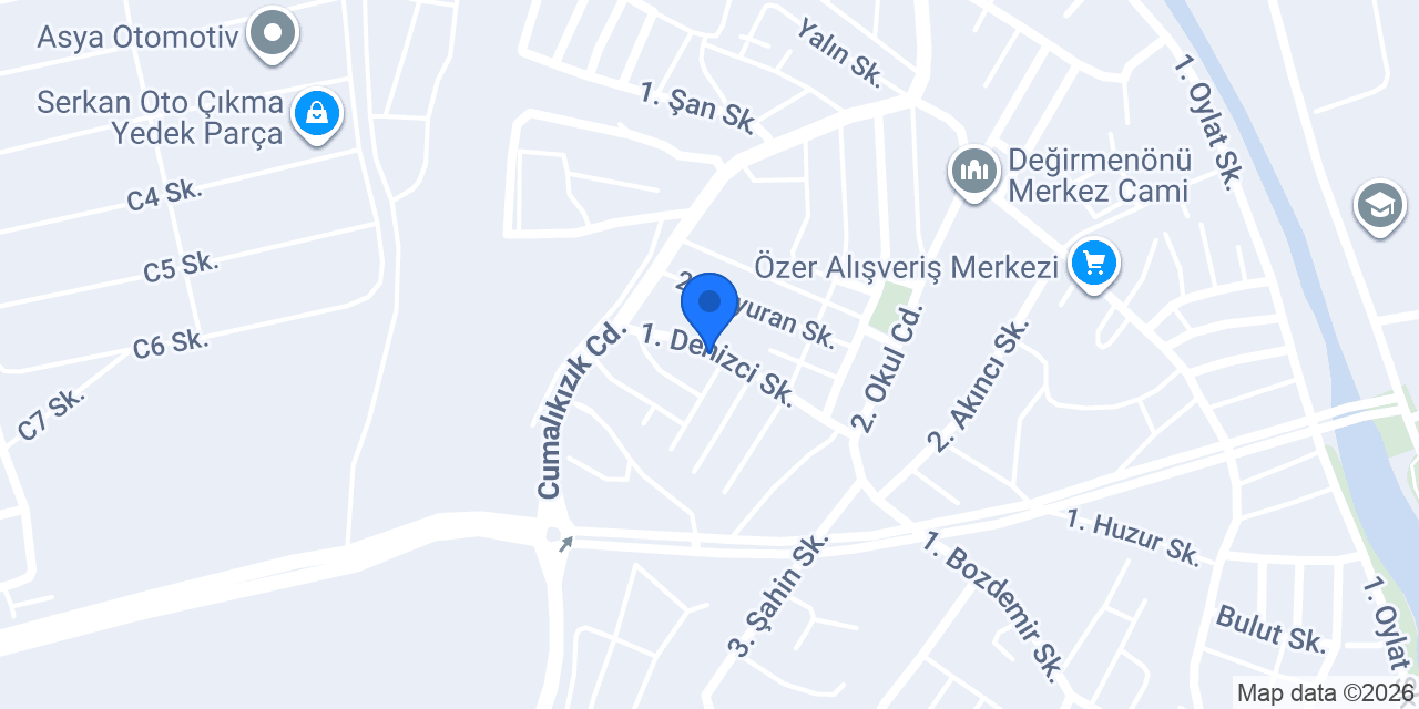 Doğan Mobilya Dekorasyon konumu