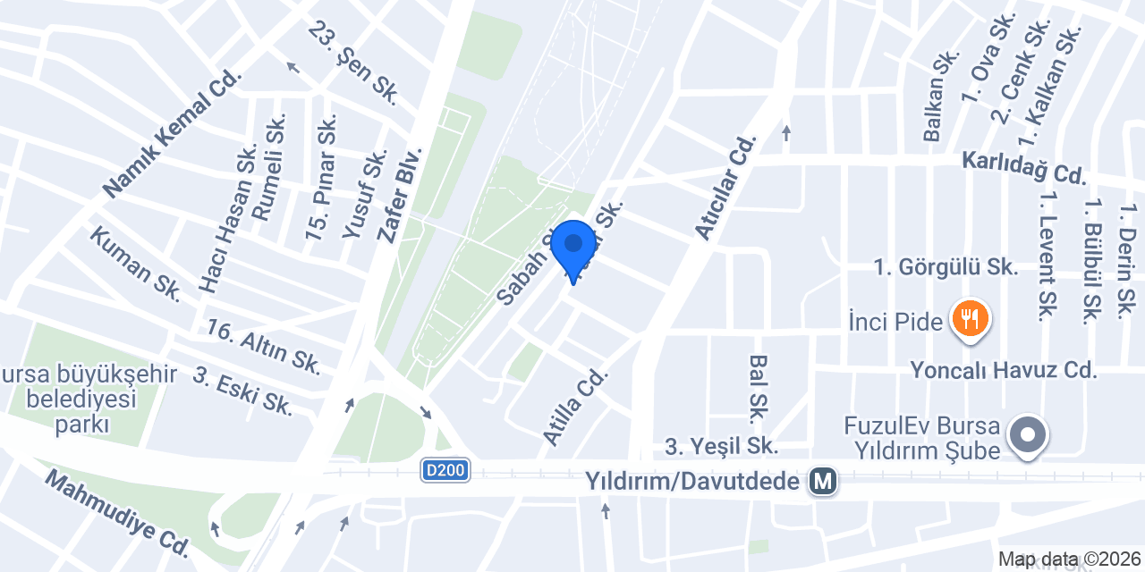 Yeşil Kaya Endüstriyel konumu