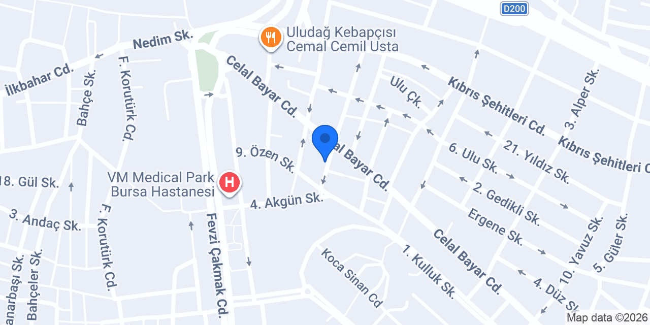 ORİNGSAN Kauçuk Parça San.Tic.Ltd.Şti. konumu