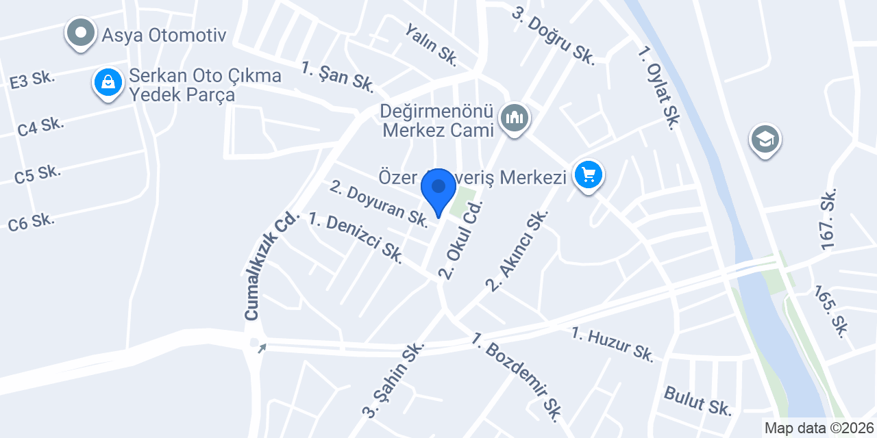 Çakır Mobilya konumu