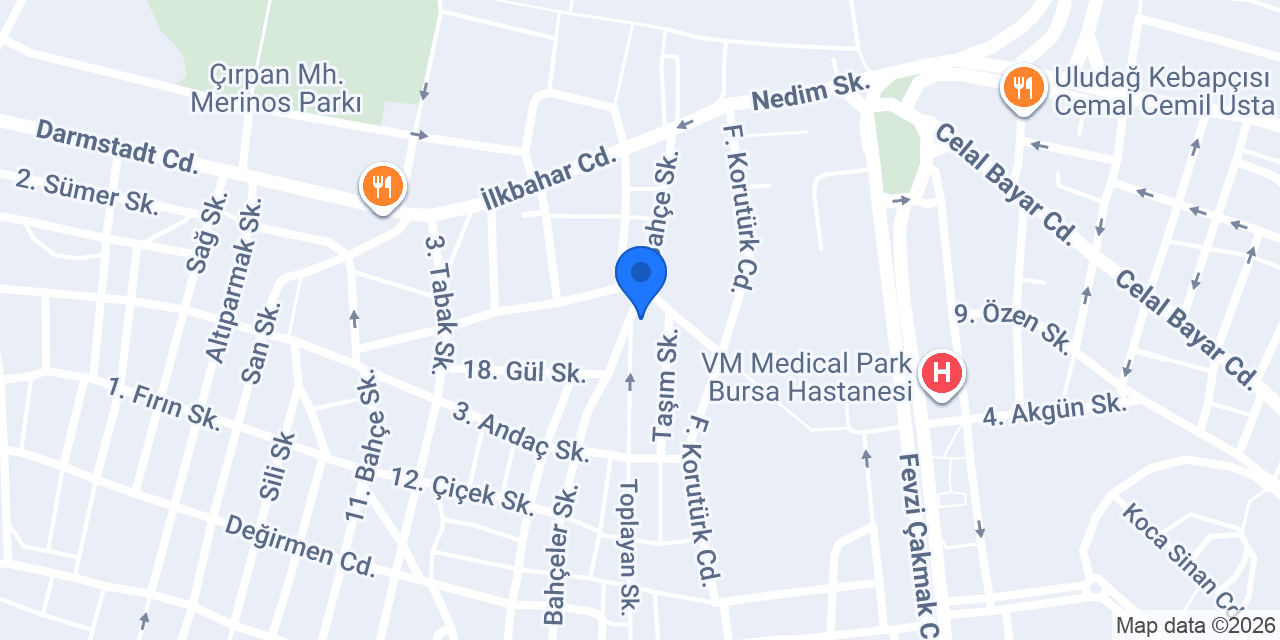 Dündar Kardeşler Unlu Mamülleri konumu
