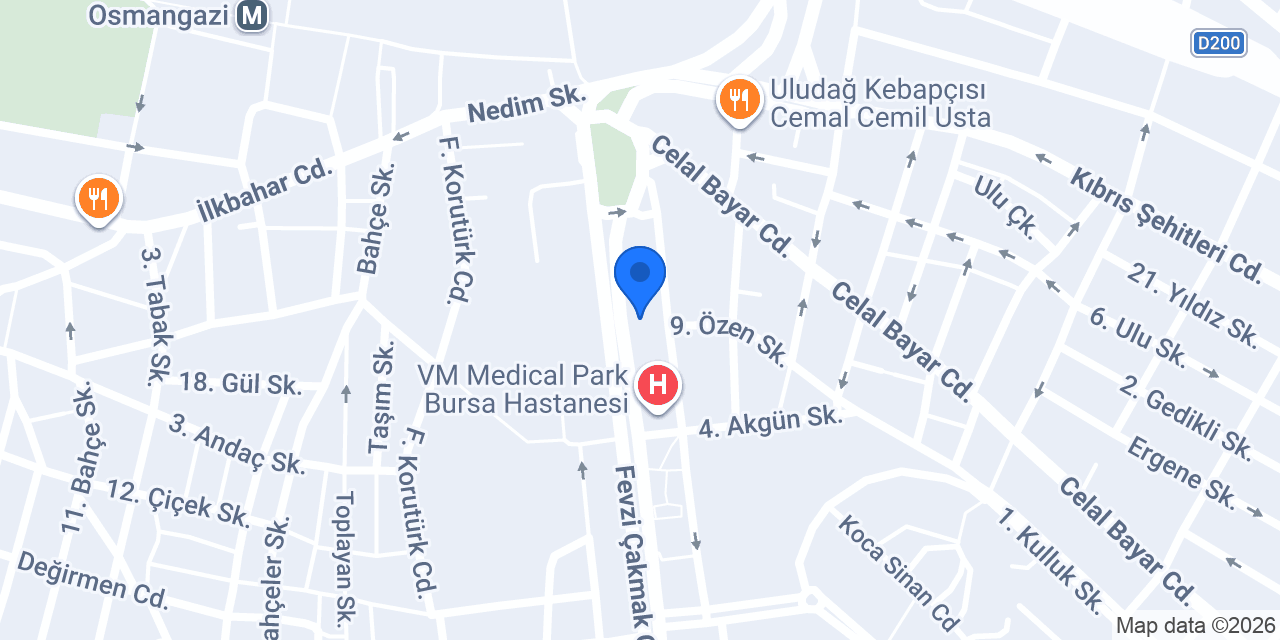 Op. Dr. İlker İncebıyık konumu