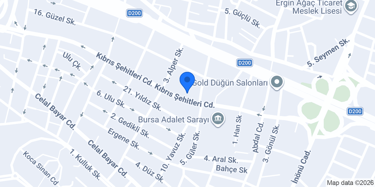 SMMM GULSAH KORUBASI konumu