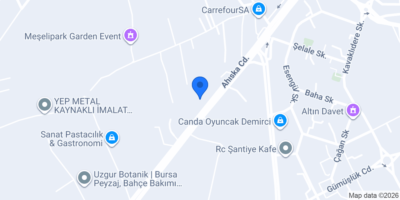 BURSABİRLİK YAPI MALZEMELERİ konumu