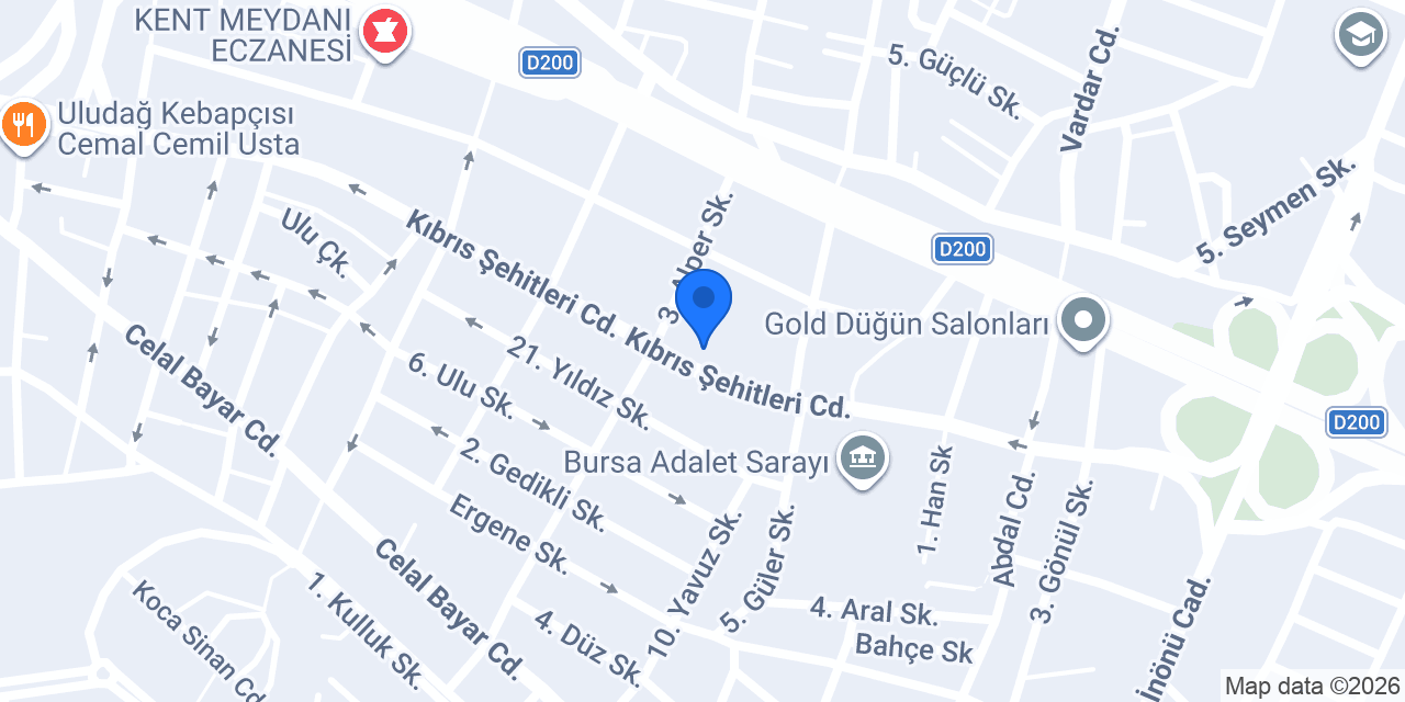 Bursa Su Arıtma Servisi konumu